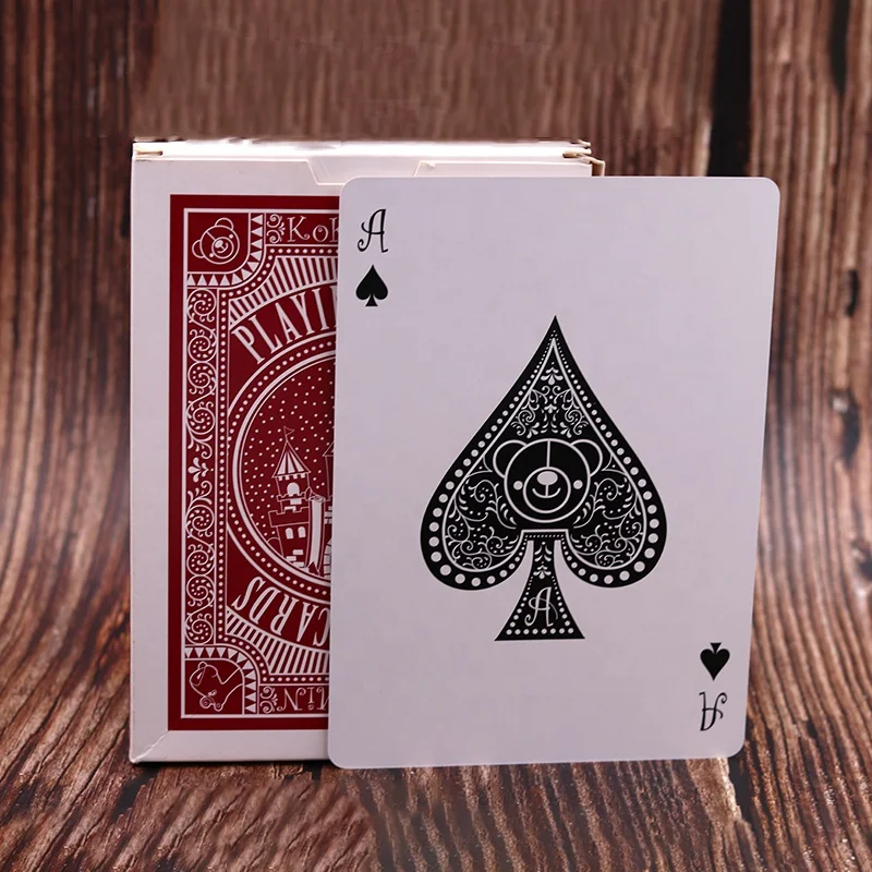 WJPC-Custom Paper Anime Nude Cartoon Poker Deck Trading Wholesale Dropshipping Recycled 280gsm Blue Core Playing Card Paper