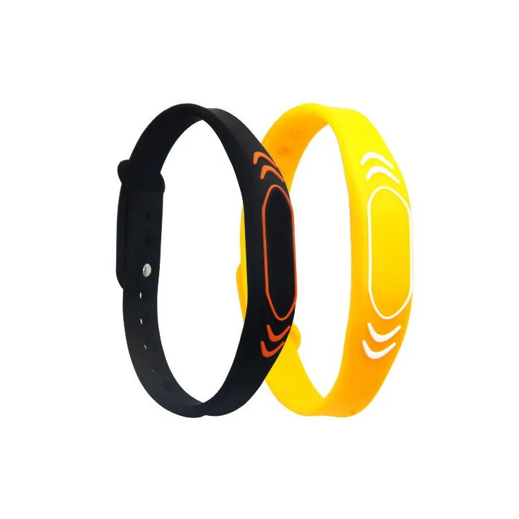 Soft Silicone RFID Wristband NFC Bracelet smart contactless payment strap luminous silicone wristband