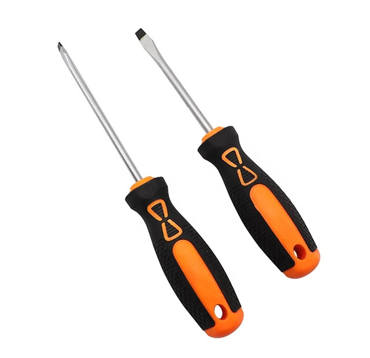 Construction tools TPR handle precision screwdriver electroplating treatment steel magnetic screwdriver