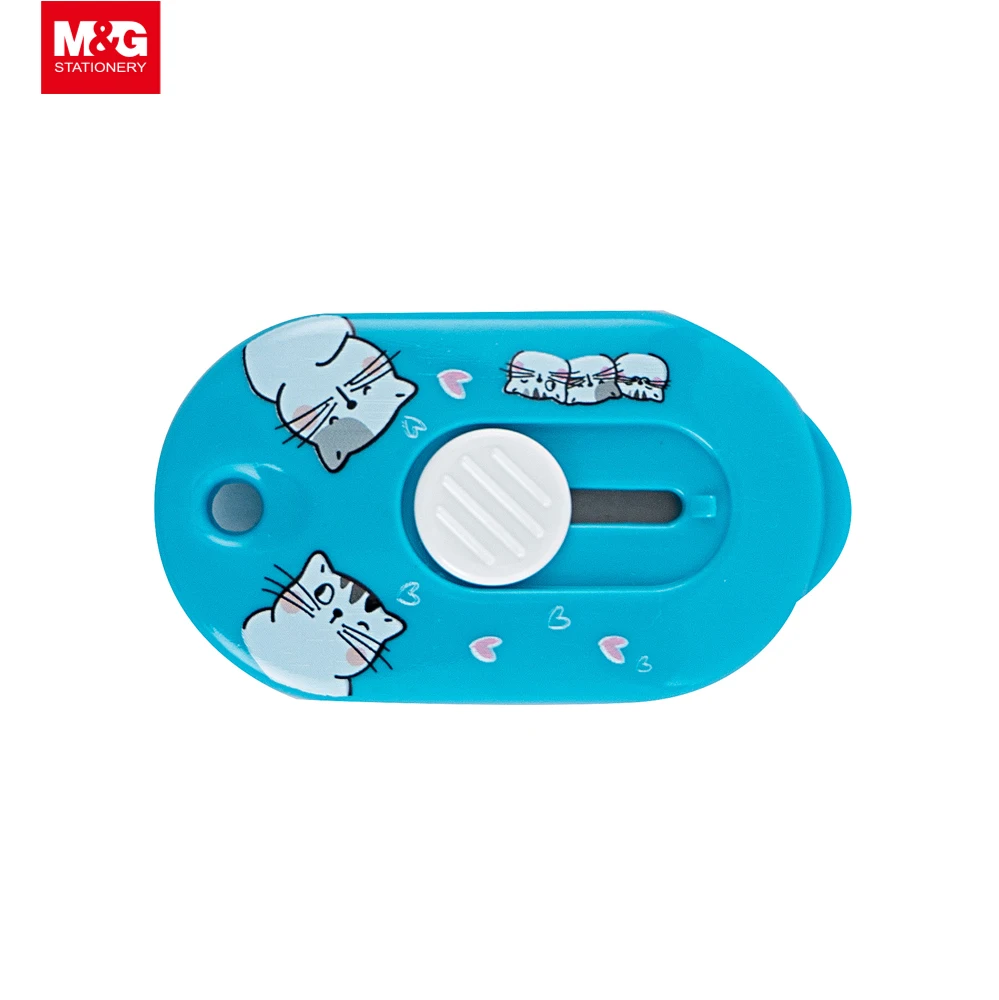Лидер продаж автоматический выдвижной нож M & G для резки бумаги 3 5*6 см милый детский ручной