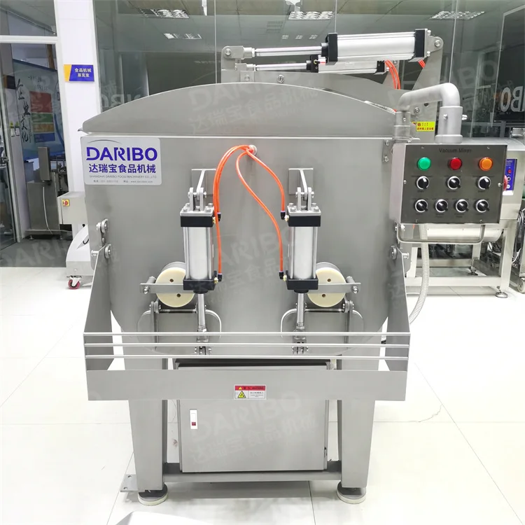 Factory Supply 400L/750L/1200L/1500L Stainless Steel Vacuum Meat Mixer Meat Mixing Machine