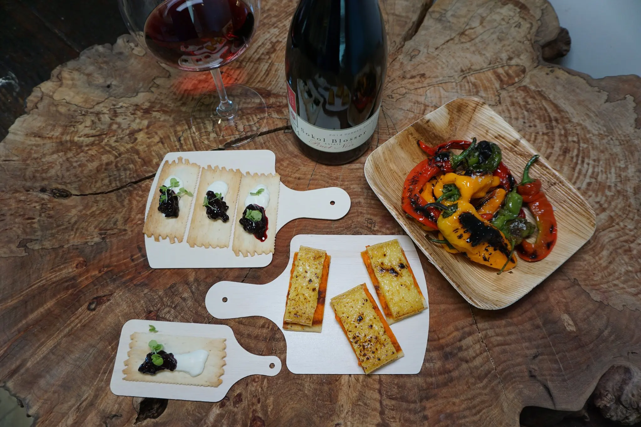 Disposable Poplar Wood Rectangle Single Use Cheese Board