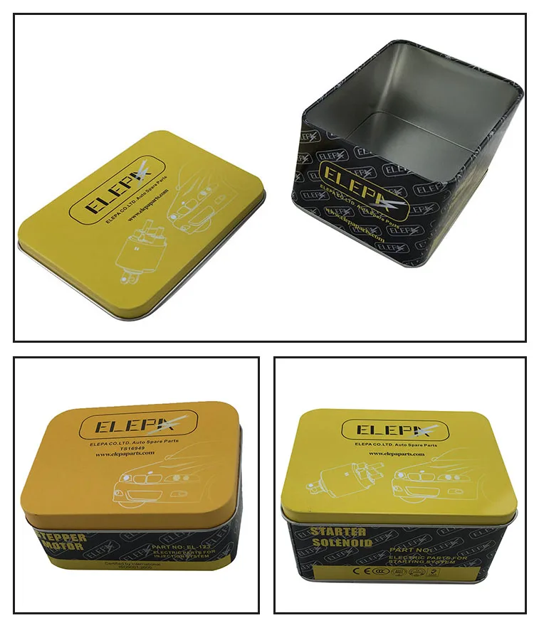 Wenzhou Langchi High Quality Metal Packaging Empty Tea Tin Box For Sale
