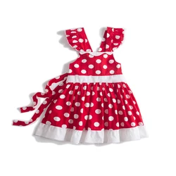 Princess dresses for girls 5 to 10 years Polka dots costume  Mickey Mickey Minnie   Doll Key Rings