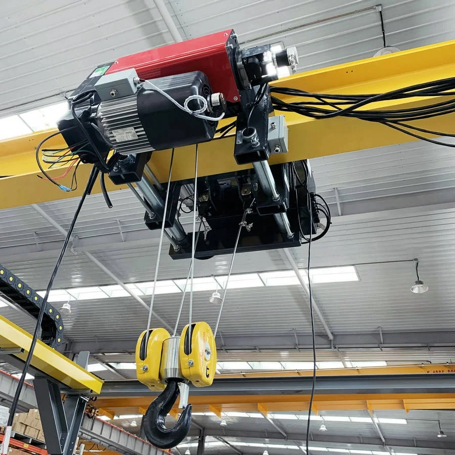 5t VVVF Control Monorail Electric Hoist For Single Girder Overhead Crane