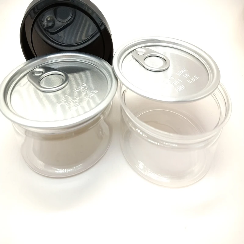 
Airtight Black Cover Aluminum Lids 3.5 g Food Packaging Tins Can Flower Packaging Tin Cans 