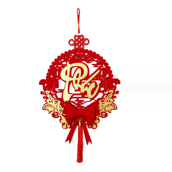 Home Hanging Ornament Chinese Lunar New Year 2024 Vietnamese Spring Festival Hanger