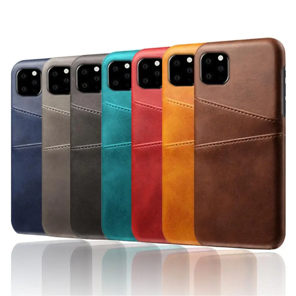 
Leather Cell Phone phonecase for iPhone 12 Bag Pouch Card Holder Mobile Phone bags Case 