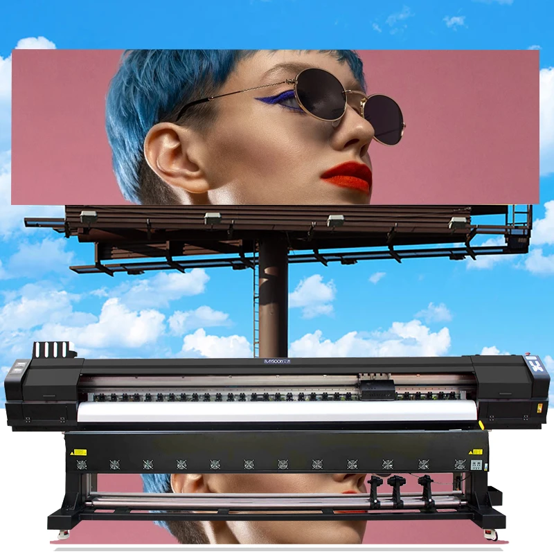 Advertisement printing machine eco solvent printer with i3200 xp600 dx5 head