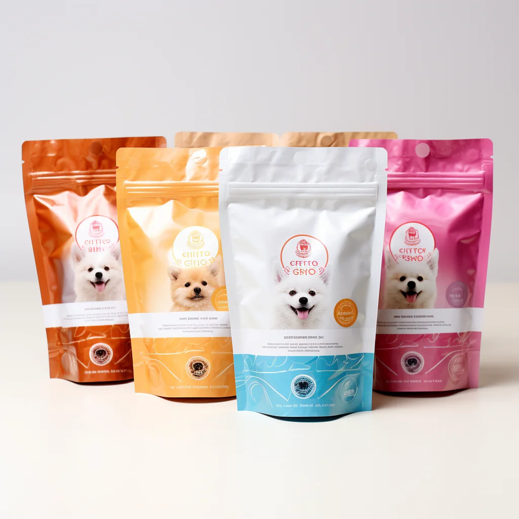Slider Zipper Logo Printing Biodegradable Mylar Perforated Packing PP Small Cookie Clear Stand Up Bag For Pet Food