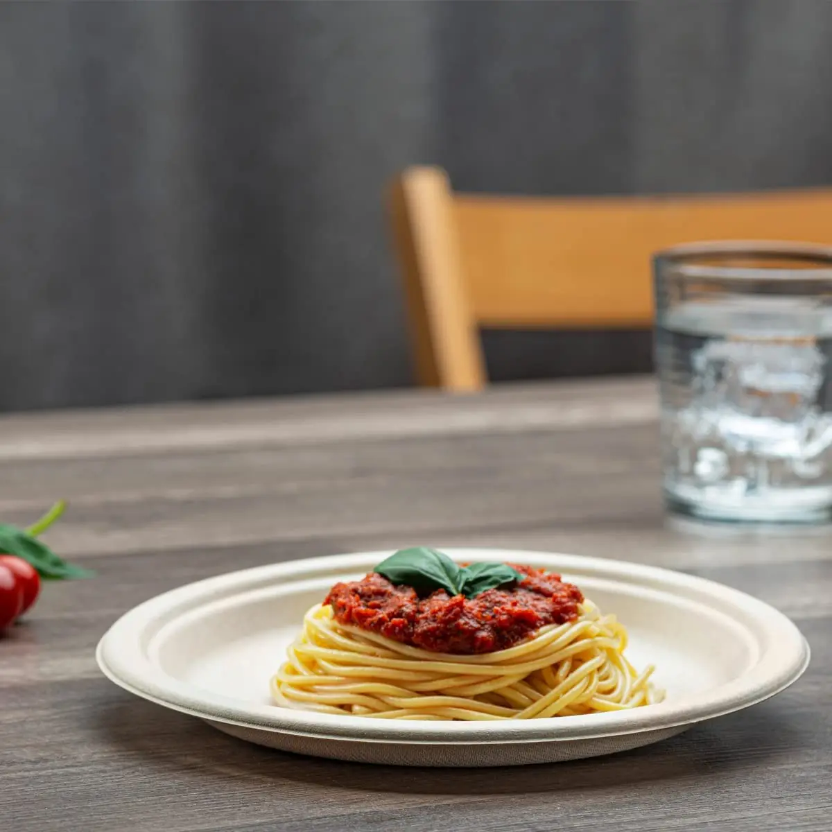 Customized Eco Friendly Disposable Biodegradable Sugarcane Bagasse Dinner Round 9 inch Dinner Plates