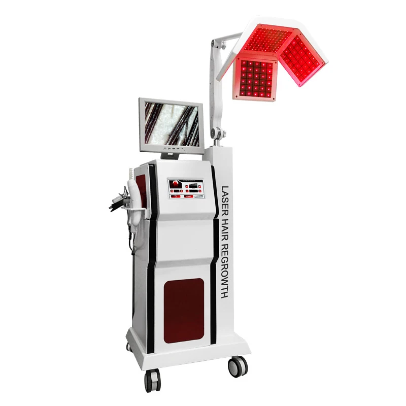 Anti Hair Loss Treatment Laser 670nm Diodes LED Hair Regrowth High Frequency Electrotherapy Machine