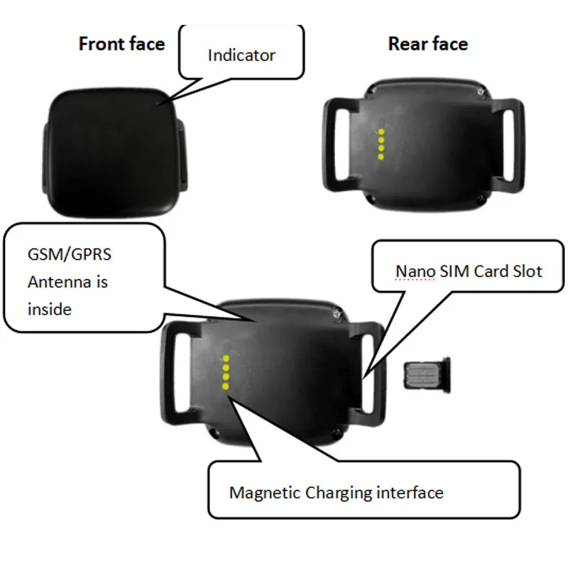4G Pet GPS Tracker Real Time Tracking Geo Fence Collar Cut Alert Solar Powered Cow Tracking Device For Dog Cat