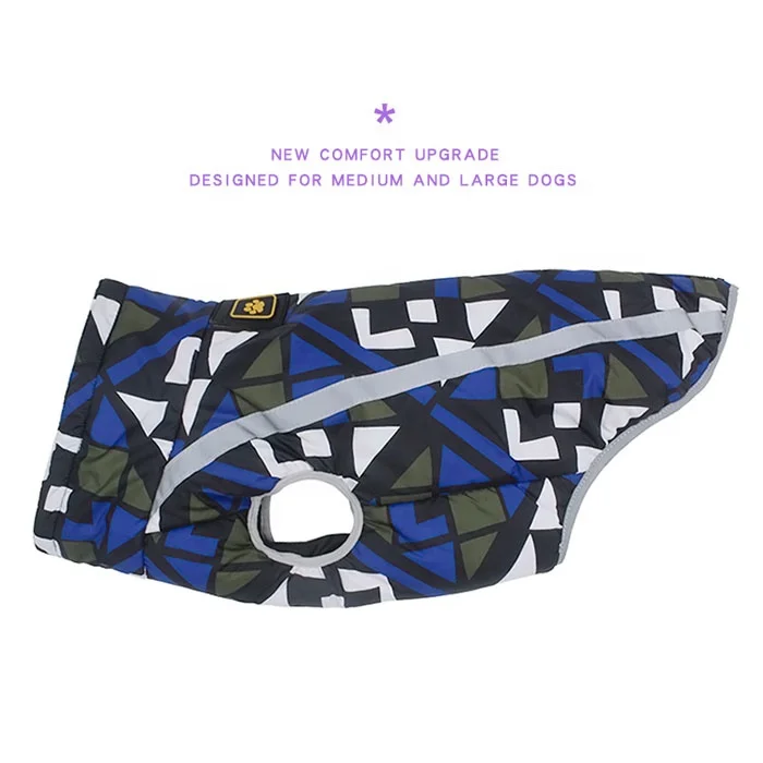 Reflective Dog Winter Coat Sport Vest Jackets Snowsuit Apparel -Small Medium Large Dogs