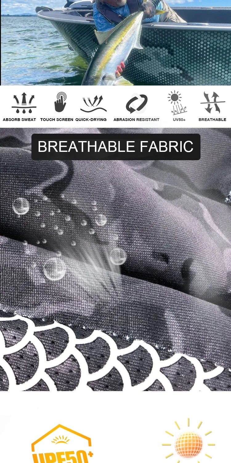 New Trend OEM ODM Custom Logo Wholesale Fishing Sun Protection UV 50+ Kayaking Sailing Yachting Padding Canoeing Rowing Gloves