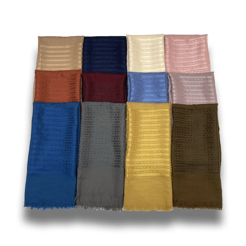 Новый мусульманский Гладкий клетчатый шарф, модная шаль для бороды из чистого хлопка и шерсти tr, шарф для бороды из хлопка и шерсти на заказ, OEM