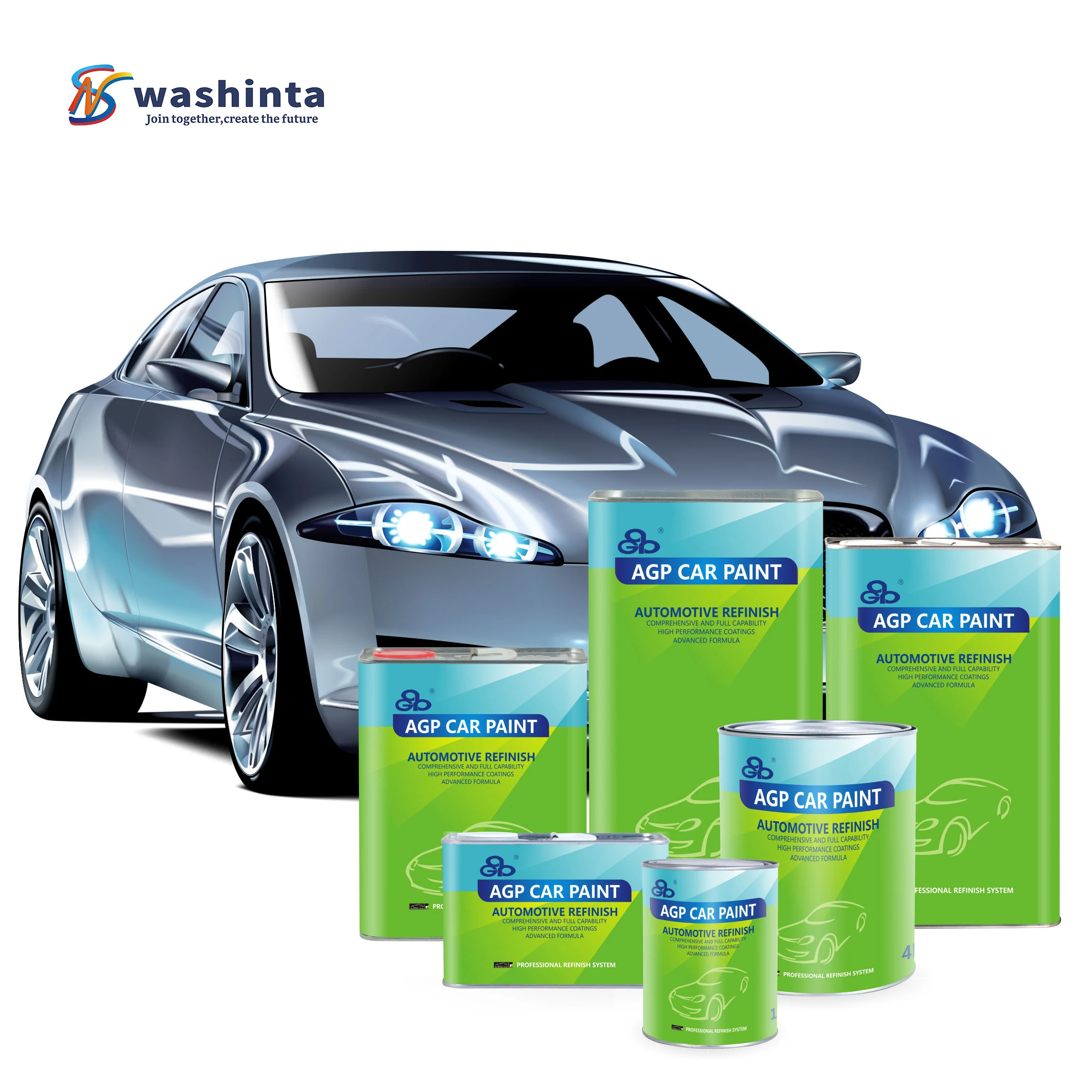 China Car Paint Supplier Liquid Car Painting Clearcoat 2K With High Gloss Automotive Refinish Paint