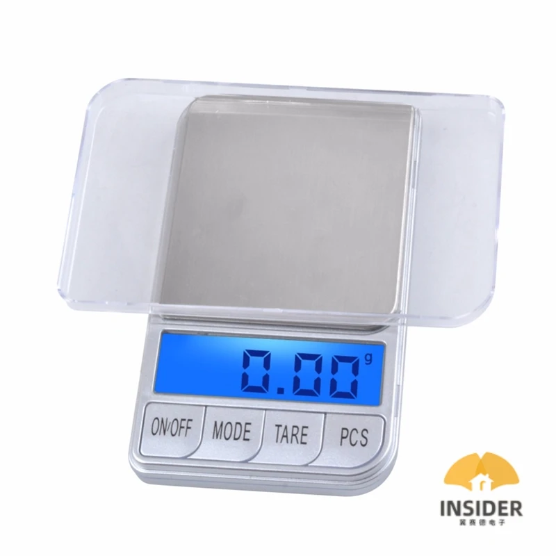 Electronic Digital Scale Jewelry Materials Pockets Scale 1000G/0.01G TSC01718D