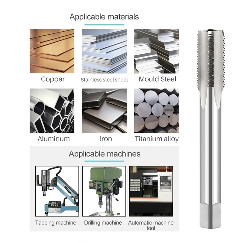 WEIX Thread tap for threading tool M20 hand tap and machine taps GOST Machine Tap