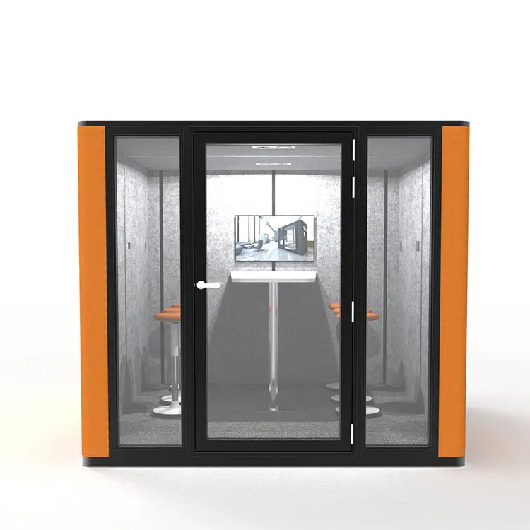 Promotional Top Quality Soundproof Transparent Home Outdoor Office Meeting Pod