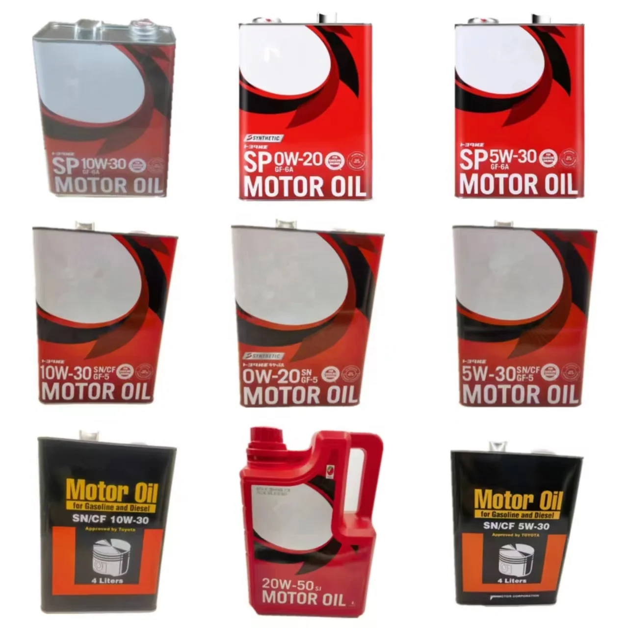 engine oil cans of SN/CF5W30 4 l corolla corolla fully synthetic engine oil 08880-10705