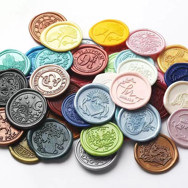 Hot Sale Vintage Seal Stamp Glue Gun 80 Colors Paraffin Sealing Wax Sticks for Invite Envelope Gift