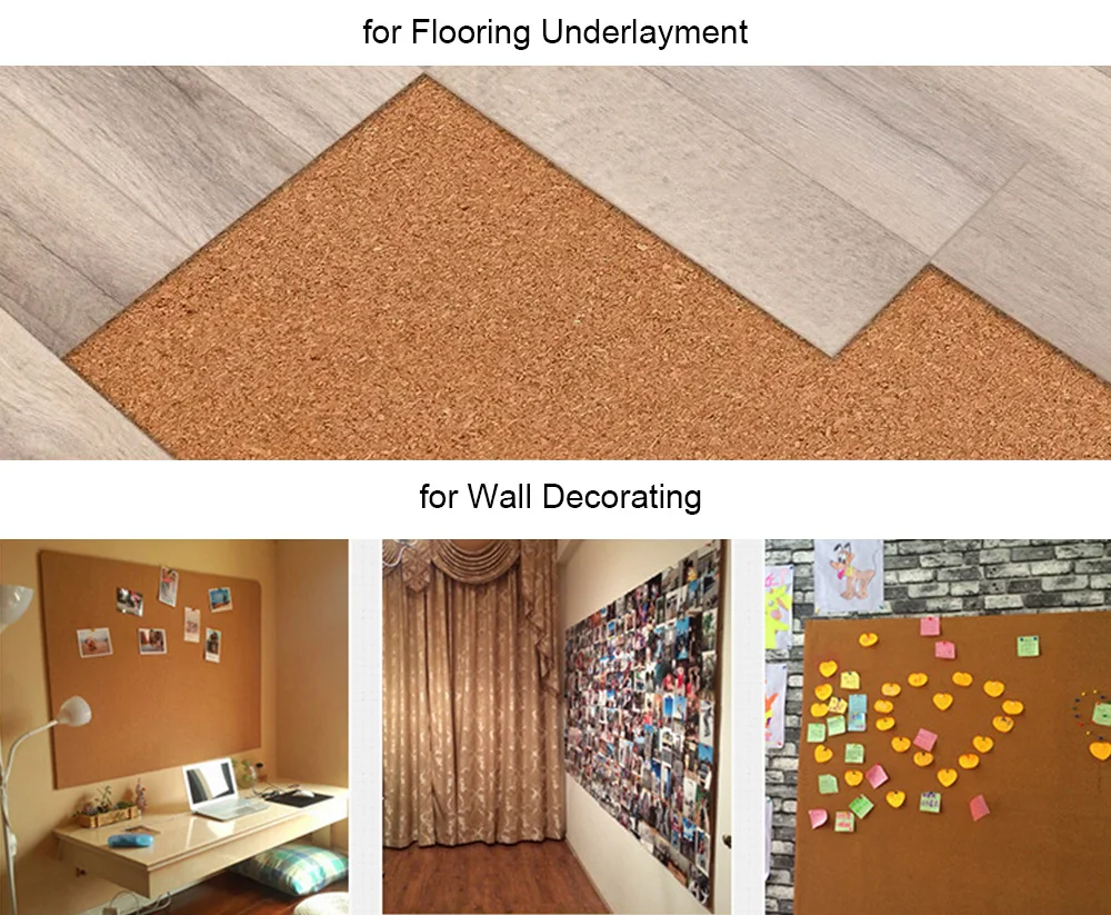 Экологичный пробковый настил для детского сада 100% натуральный клей рулон пробкового листа украшения стен