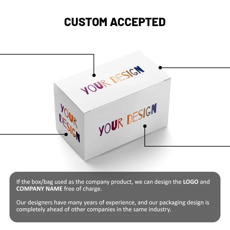 Custom Logo Printed Ear Lock Corrugated Cardboard Paper Packaging Mailer Shipping Box