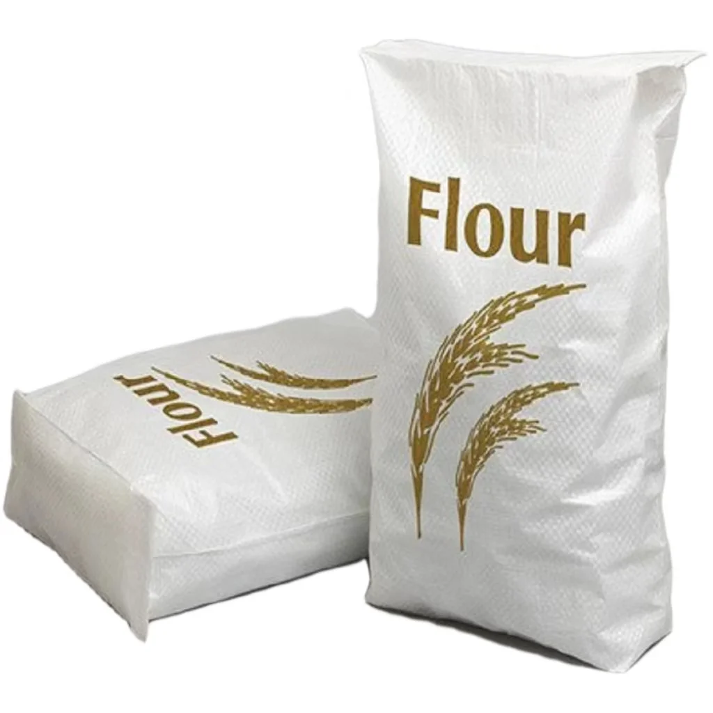 pp woven sack for grain sea salt flour maize corn cereals grain 25/50 kg