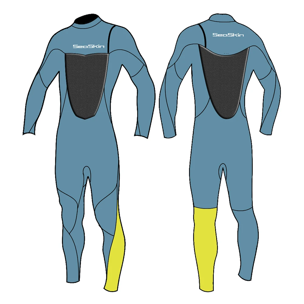 Seaskin Neoprene Zippless Mens 3mm Surfing Wetsuit