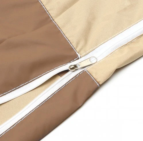 210D Oxford Fabric Heavy Duty Waterproof Wicker Egg Swing Chair Cover with Zipper Design and Elastic Hem