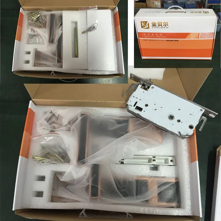 Лидер продаж rfid-замок со сканером отпечатков пальцев сканер + пароль карта механический ключ