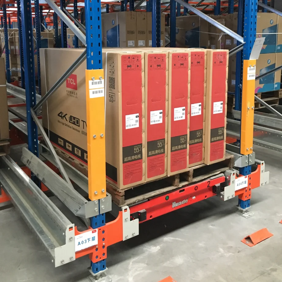 Китай, Глубокая полоса, складской поддон, Радиоуправляемый передвижной стеллаж