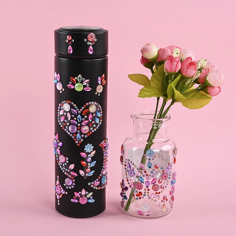 Rhinestone Sticker Sheet Self-adhesive Crystals Craft Jewels Gem Stickers, Multicolor