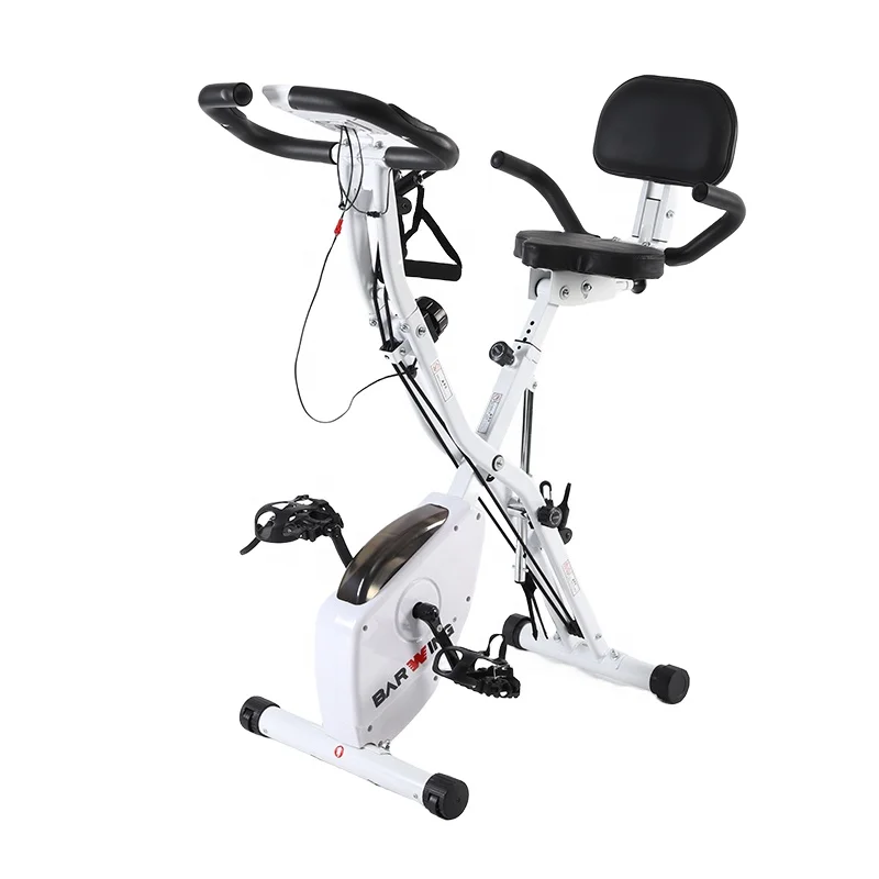 16-Levels Magnetic Resistance Adjustable Folding Exercise Magnetic Bike New Design for Home