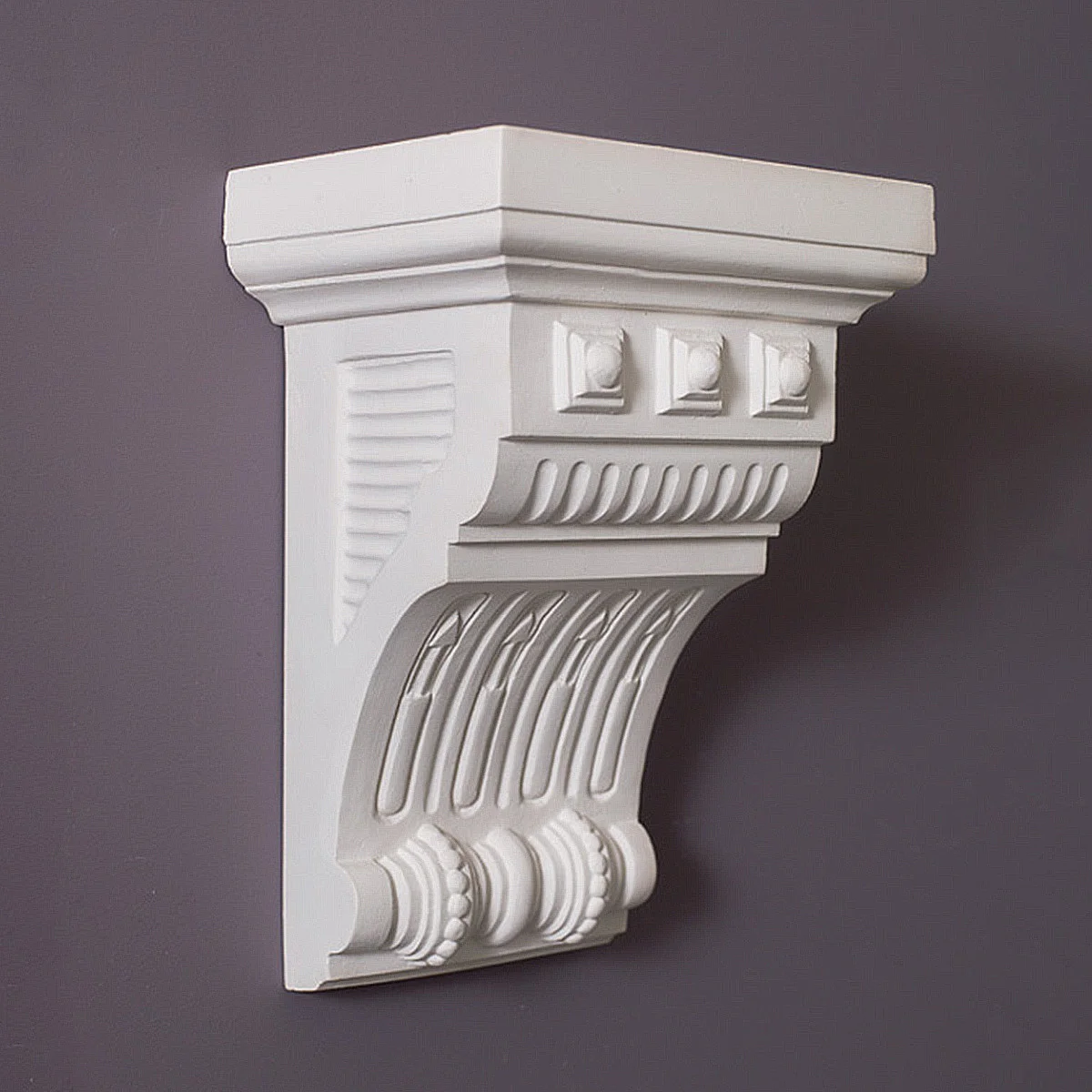 Home Ceiling Corner Decorative Easy Installation Plaster Of Paris Corbel