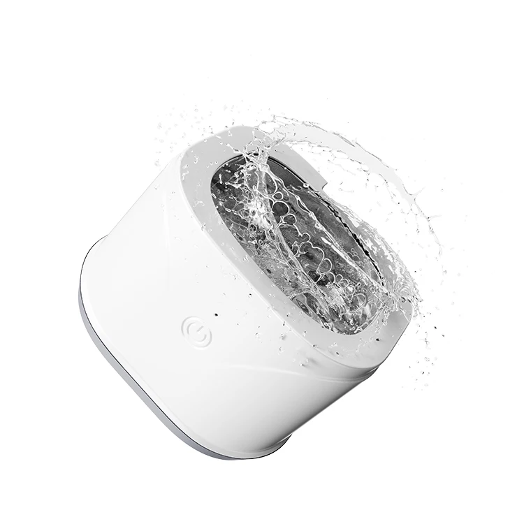 2024 Latest Design Portable Ultrasonic Cleaner Machine for Eyeglasses Jewelry Watches Coins Mini Family Use with 1 Year Warranty