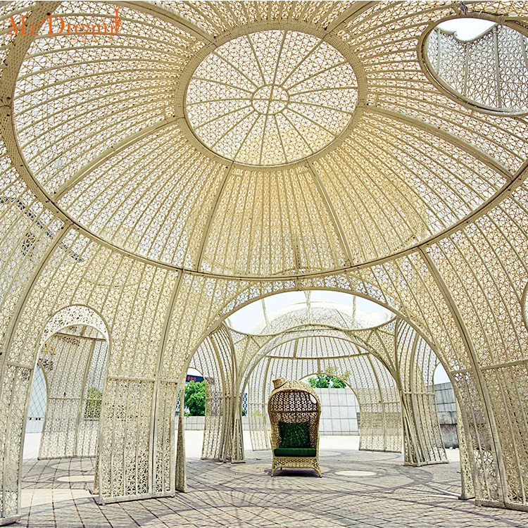 Mr Dream Outdoor Furniture Beautiful Babylon for Summer House Garden Gazebos Powder Coated Aluminum Frame 8-10 Years Not Support