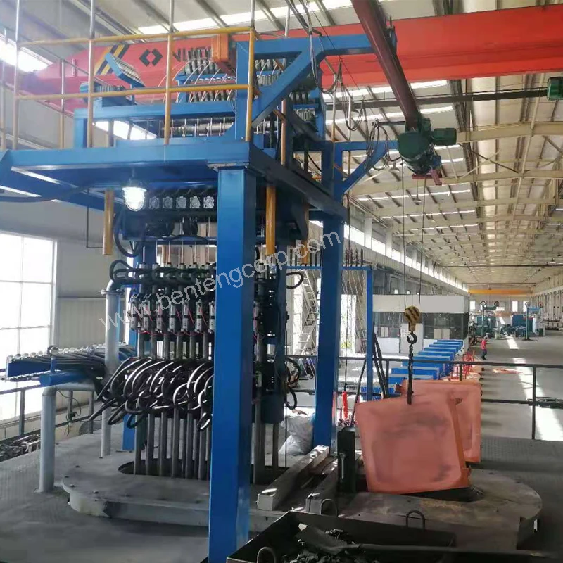 oxygen free copper rod continuous casting machine scrap copper rod upcast machine