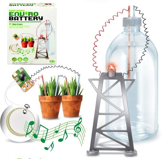 Science kits STEM Educational Science Experiment Toy DIY Enviro Battery Model with Generator Zinc Copper for Kids School Kit