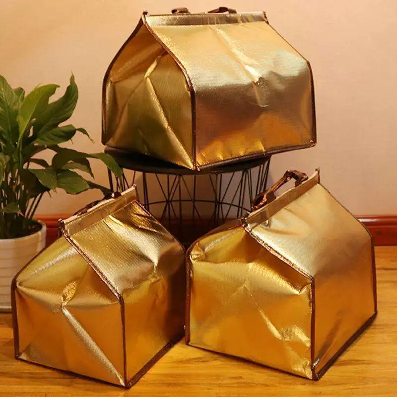 Wholesale Fashionable Durable Pouch Tote Promotional Cake Food Insulated Pp Non Woven Cooler Bag