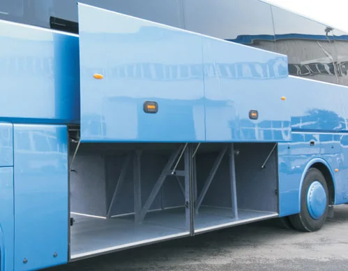 Pneumatic luggage cabin door lids for coach from professional chinese bus door manufacturer