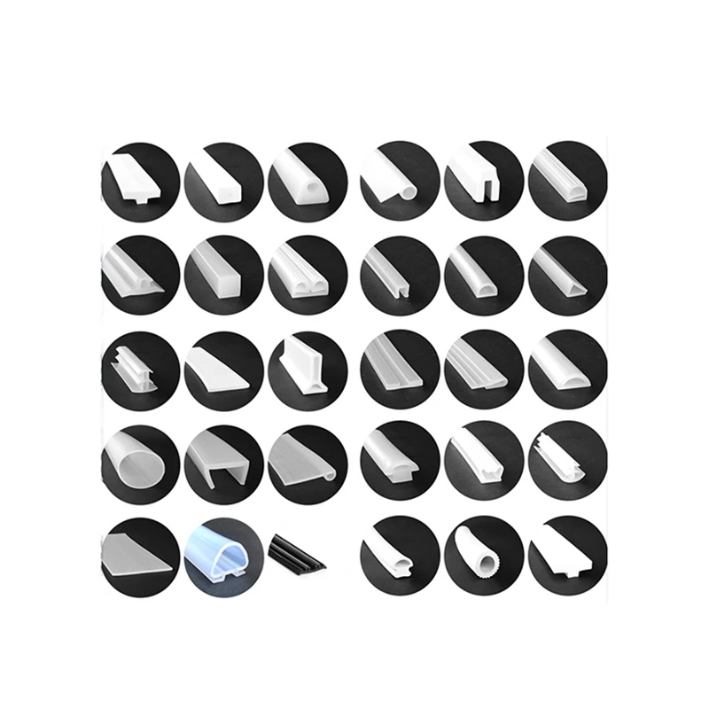 Factory price multi-size silicone rubber sealing strip customized length sealing strip