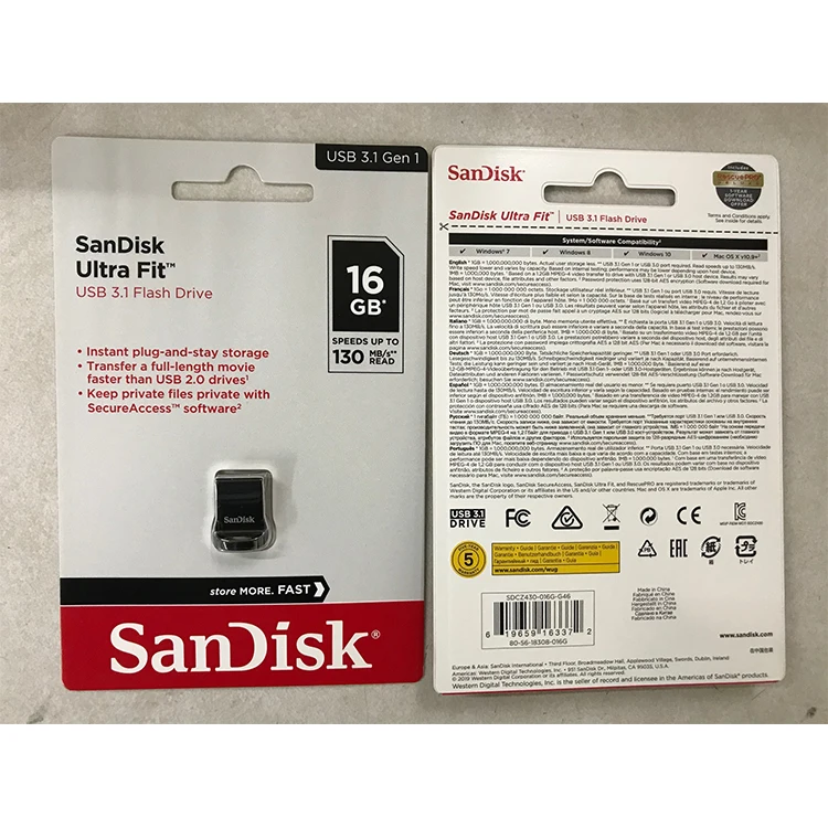 SDCZ430 Ultra Fit USB 3.1 Flash Drive