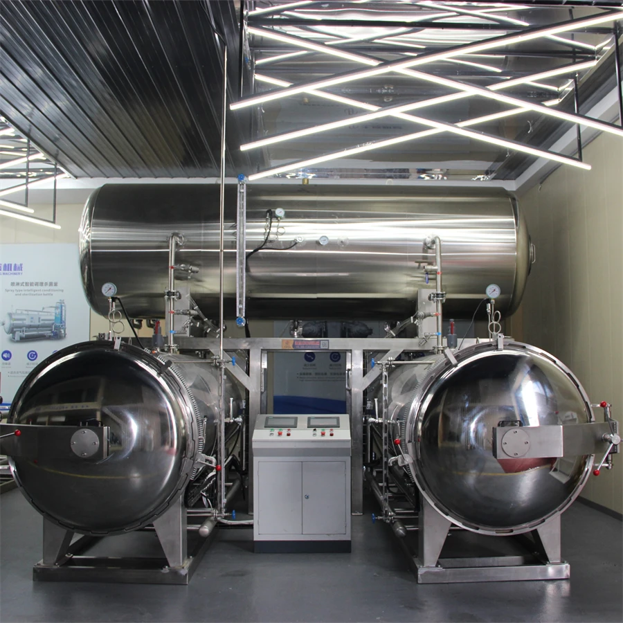 Automatic Heating Steam Generator Boiler Autoclave Retort Sterilizer Heating Tanks Used Meat Canned Food Sterilization