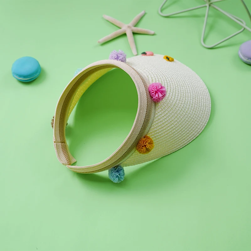 1 MOQ летняя повседневная детская Женская адаптируемая Солнцезащитная шляпа соломенная из