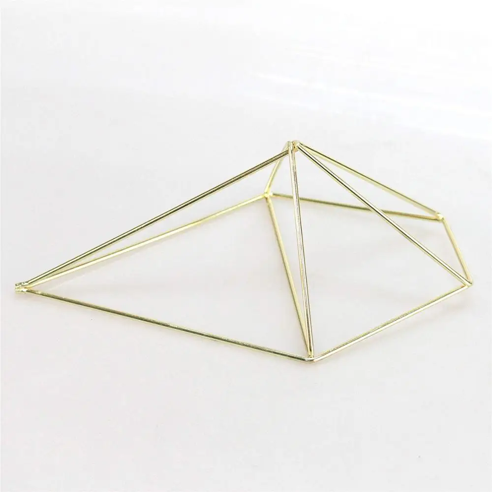 
Rustic Wall Mount Hanging Irregular Pentagon Geometric Metal Air Plants Holder 