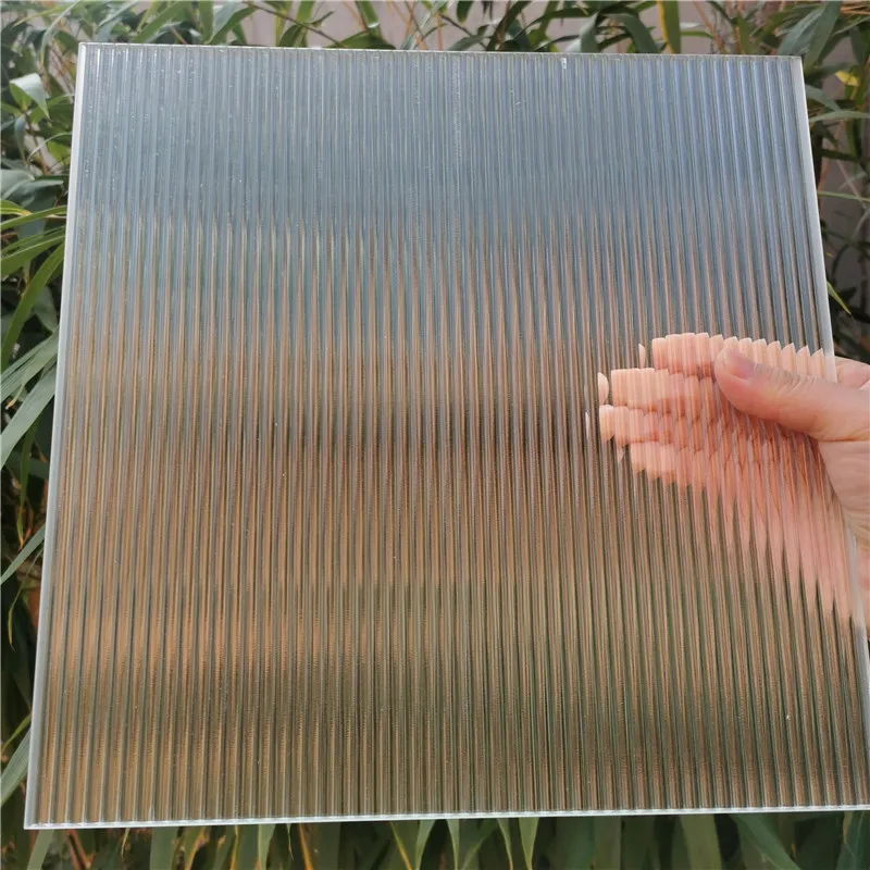 Top Quality Fluted Reeded Moru Glass 4mm 5mm 6mm 8mm 10mm Nashiji Karatachi Flora Mistlite Patterned Glass With Factory Price