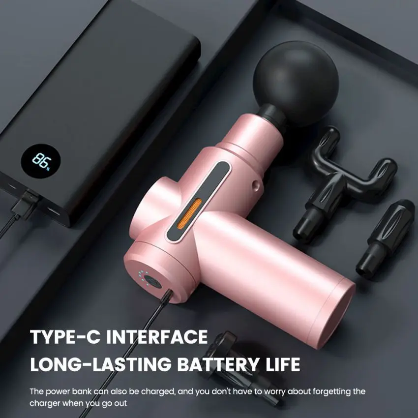 Electronic Massage Gun Handheld Deep Tissue Percussion Muscle Massage Gun Muscle Stimulator Vibrator Massage Gun Sex toys Dildo