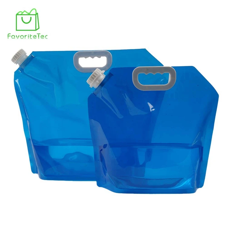 Food Grade Custom Printing Laundry Detergent Beverage Liquid Transparent Stand Up Spouted Pouch Packaging Bags